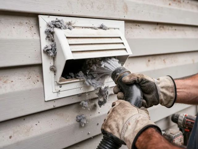 Professional dryer vent cleaning by Cuyahoga Falls Dryer Vent Cleaning in Cuyahoga Falls