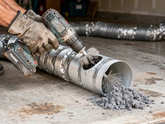 Professional duct cleaning by Cuyahoga Falls Dryer Vent Cleaning in Cuyahoga Falls
