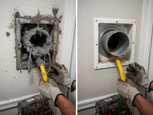 Expert gas dryer vent cleaning by Cuyahoga Falls Dryer Vent Cleaning in Cuyahoga Falls