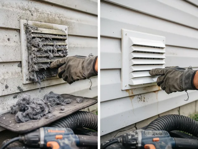 Residential dryer vent cleaning by Cuyahoga Falls Dryer Vent Cleaning in Cuyahoga Falls